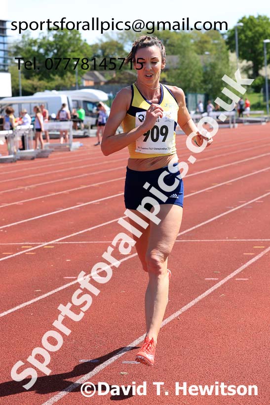 Womens Seniors and Under-20s  5000 metres, 2024 North Eastern Track and Field Champs., Middlesbrough.  Photo: David T. Hewitson/Sports for All Pics